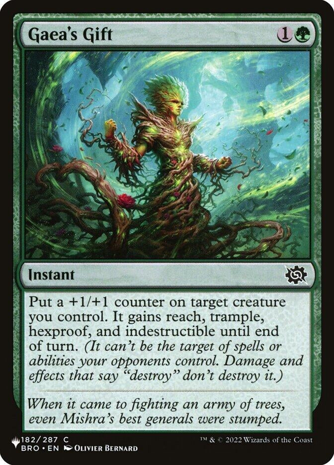 Image for Gaea's Gift (182/012) (LIST) - Magic: The Gathering