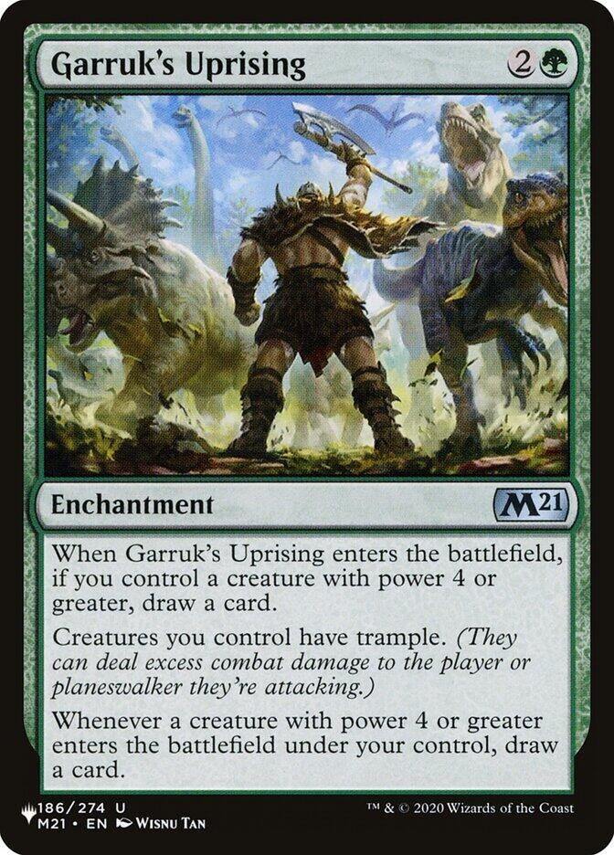 Image for Garruk's Uprising (186/274) - Magic: The Gathering