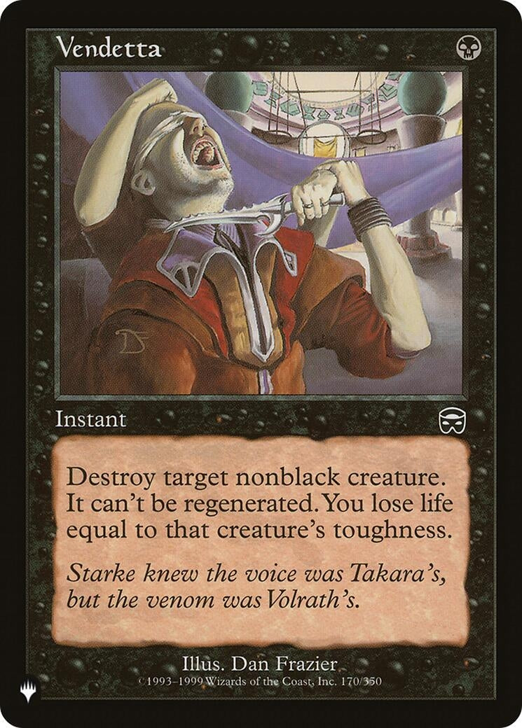 Image for Vendetta (170/350) - Magic: The Gathering