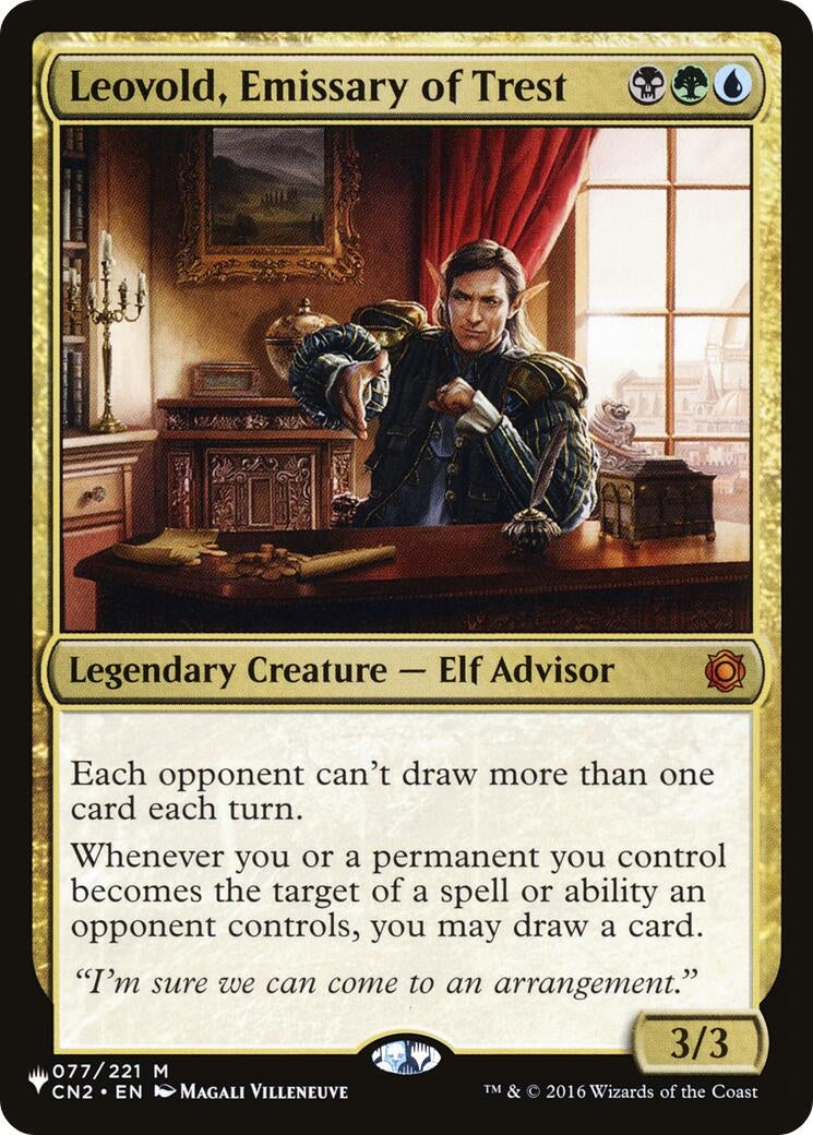 Image for Leovold, Emissary of Trest (077/221) - Magic: The Gathering