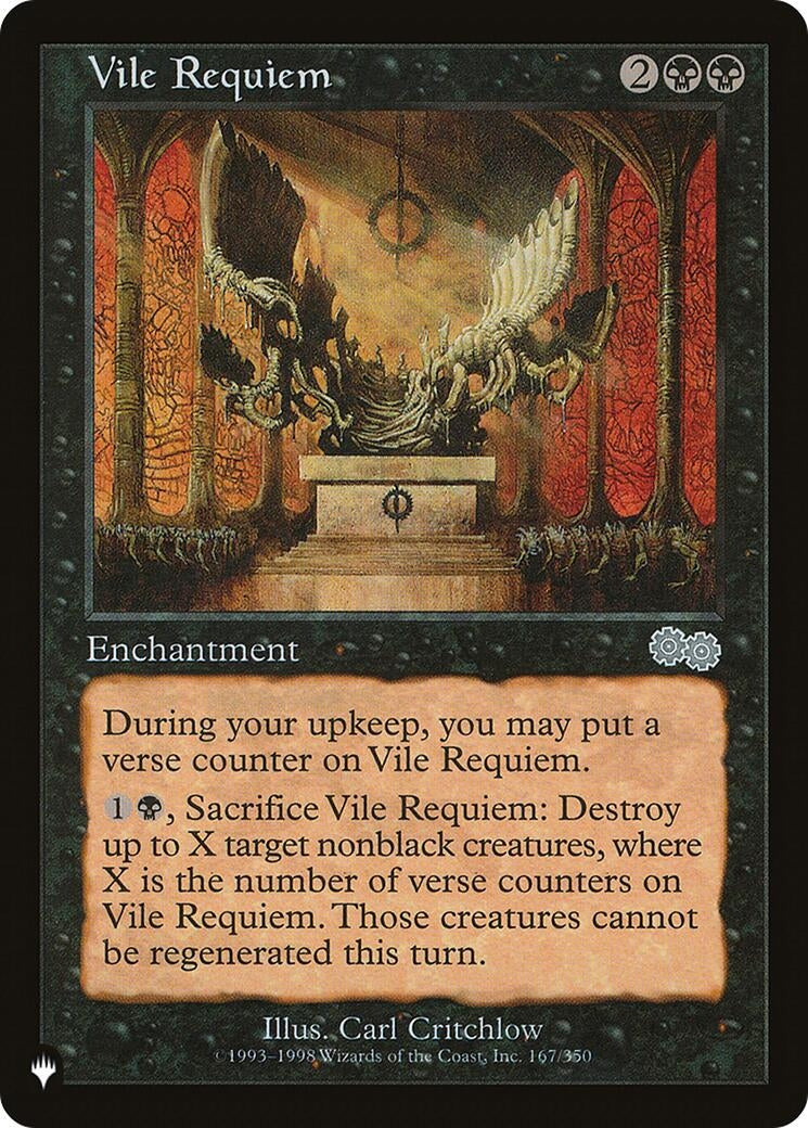 Image for Vile Requiem (USG) (167/350) - Magic: The Gathering