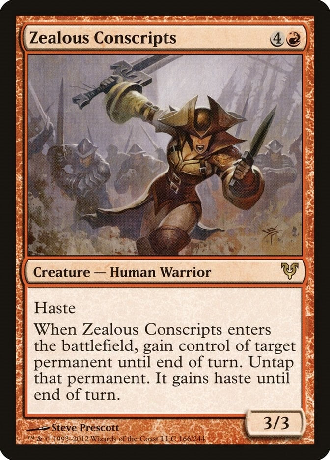 Image for Zealous Conscripts (166) - Magic: The Gathering