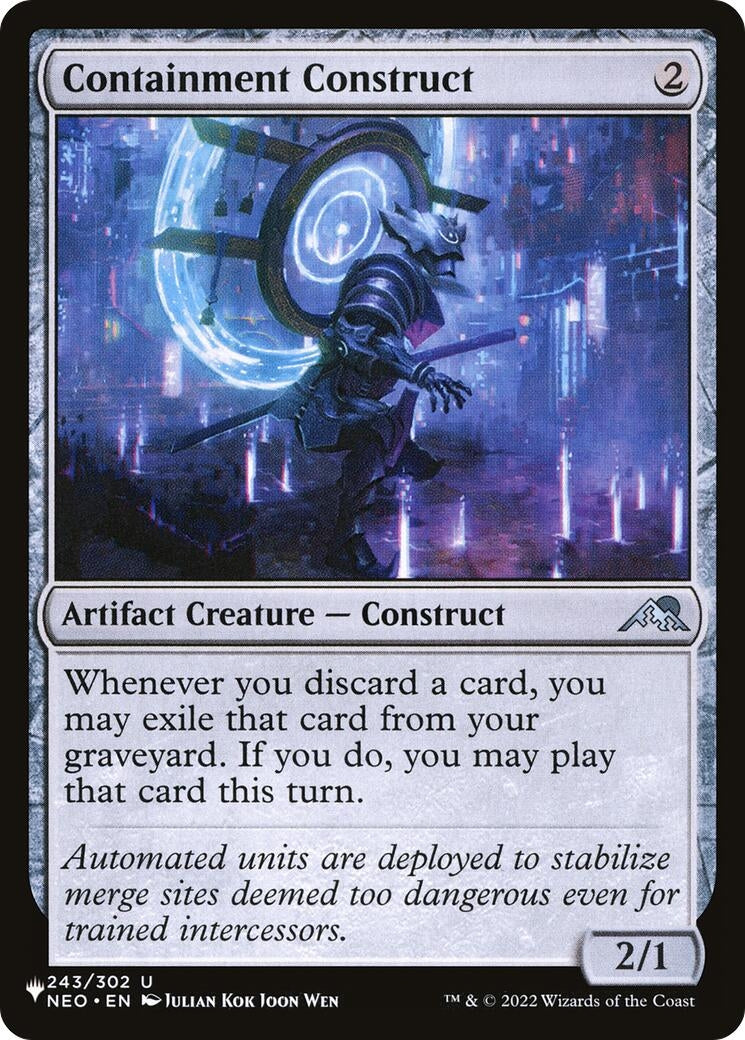 Image for Containment Construct (243/302) - Magic: The Gathering