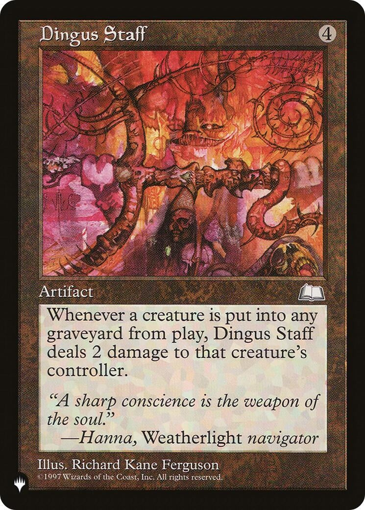 Image for Dingus Staff (LIST) - Magic: The Gathering