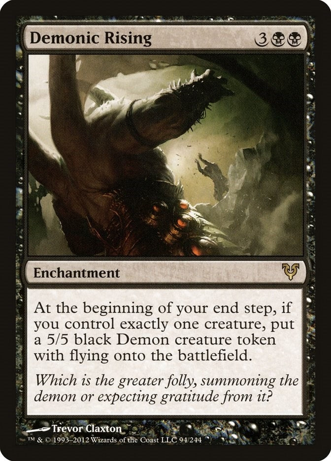 Image for Demonic Rising (94) (AVR) - Magic: The Gathering