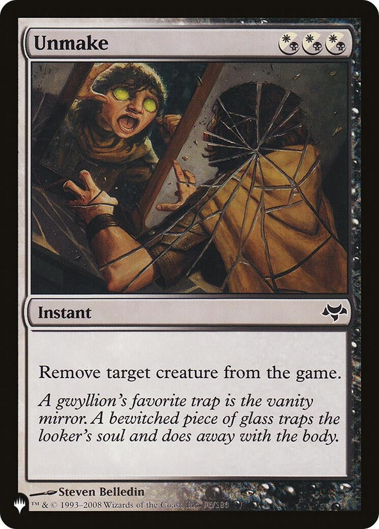 Image for Unmake (96/180) - Magic: The Gathering