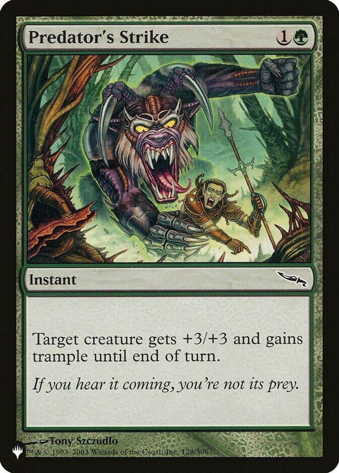 Image for Predator's Strike (128/306) (LIST) - Magic: The Gathering