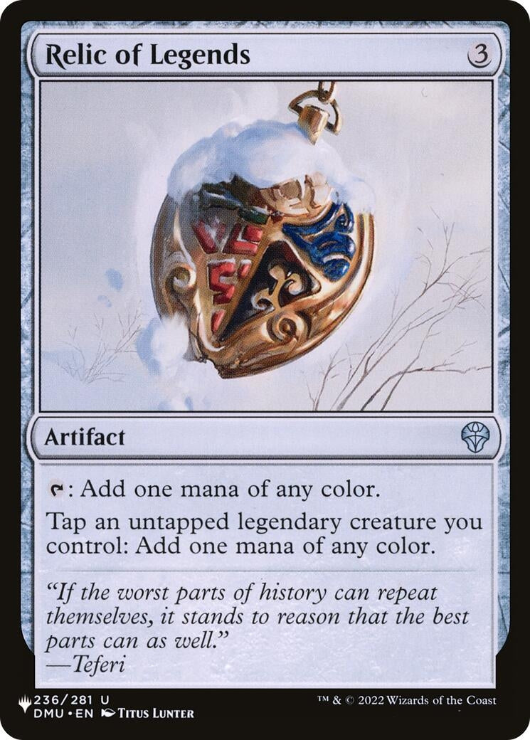 Image for Relic of Legends (236/281) (LIST) - Magic: The Gathering