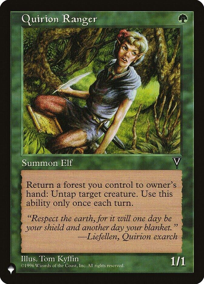Image for Quirion Ranger (LIST) - Magic: The Gathering
