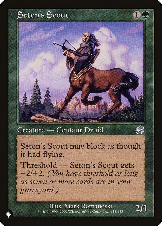 Image for Seton's Scout (138/143) (LIST) - Magic: The Gathering