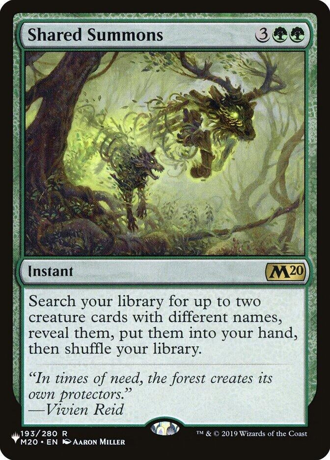 Image for Shared Summons (193/280) (LIST) - Magic: The Gathering
