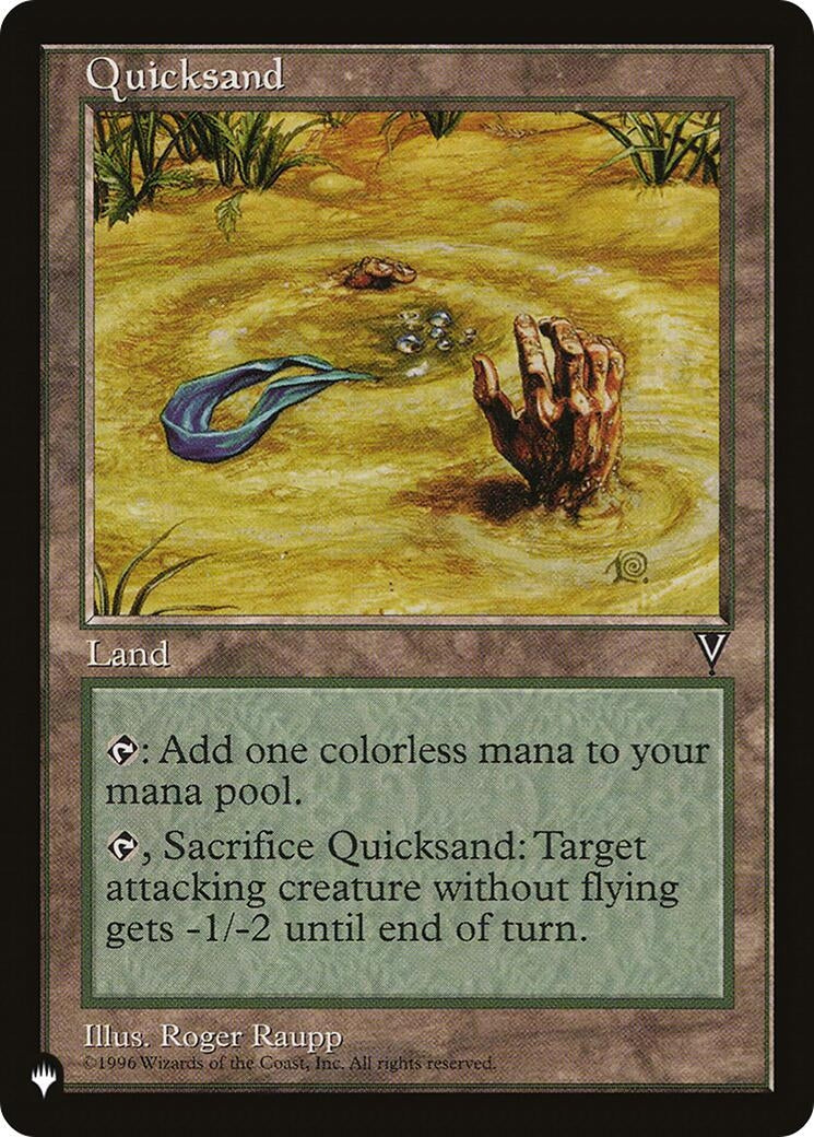 Image for Quicksand (LIST) - Magic: The Gathering