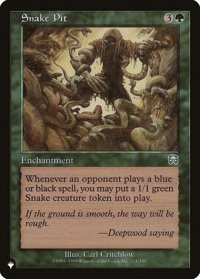 Image for Snake Pit (271/350) (LIST) - Magic: The Gathering