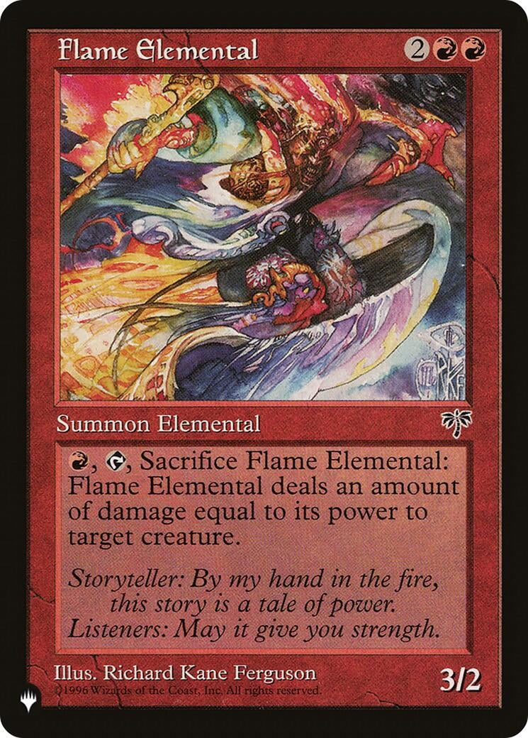 Image for Flame Elemental (LIST) - Magic: The Gathering