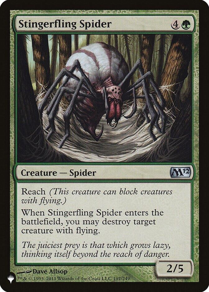 Image for Stingerfling Spider (197/249) (LIST) - Magic: The Gathering
