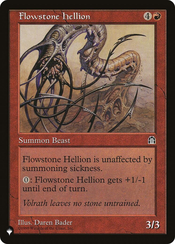 Image for Flowstone Hellion (LIST) - Magic: The Gathering