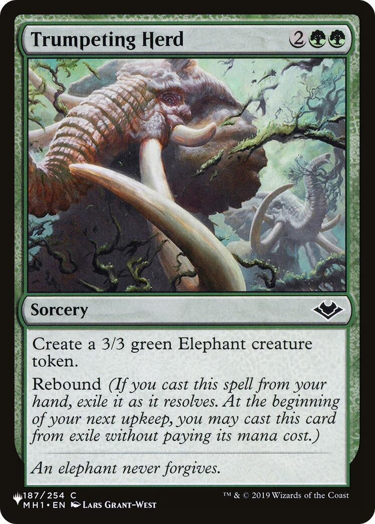 Image for Trumpeting Herd (187/254) - Magic: The Gathering