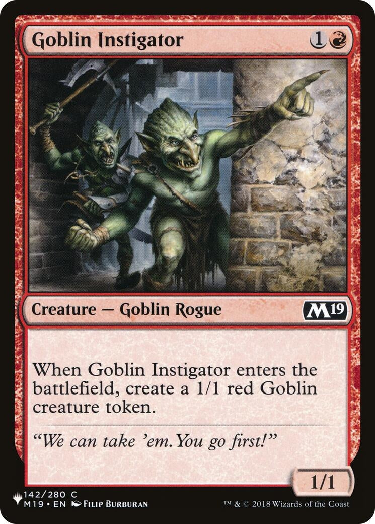 Image for Goblin Instigator (142/280) (LIST) - Magic: The Gathering
