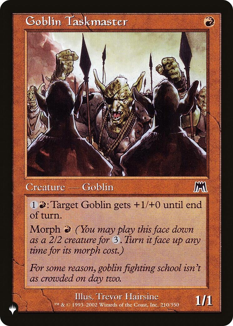 Image for Goblin Taskmaster (210/350) (LIST) - Magic: The Gathering