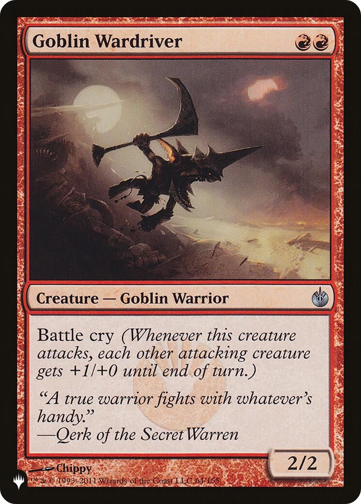 Image for Goblin Wardriver (64/155) (LIST) - Magic: The Gathering