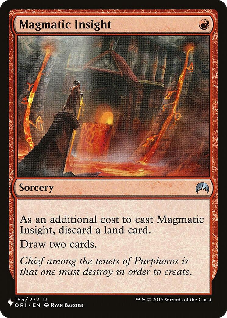 Image for Magmatic Insight (155/272) - Magic: The Gathering