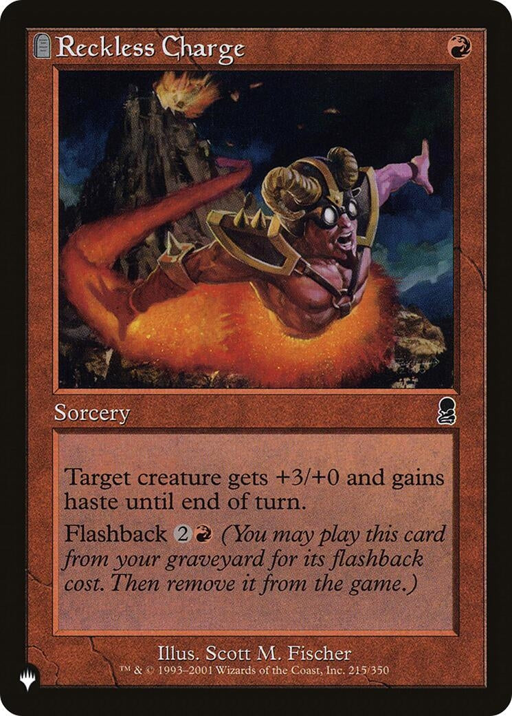 Image for Reckless Charge (215/350) (LIST) - Magic: The Gathering