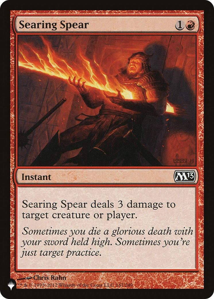 Image for Searing Spear (147/249) (LIST) - Magic: The Gathering