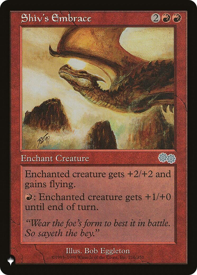 Image for Shiv's Embrace (216/350) (LIST) - Magic: The Gathering