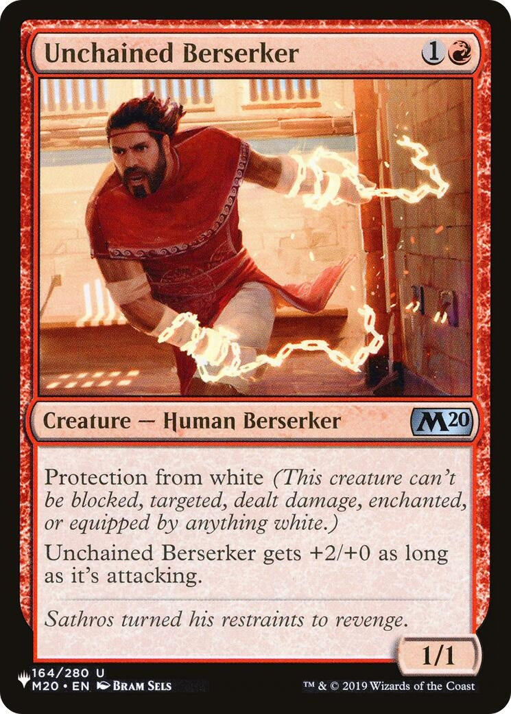 Image for Unchained Berserker (164/280) - Magic: The Gathering