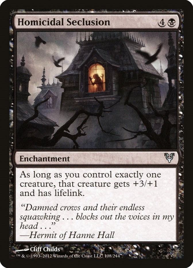 Image for Homicidal Seclusion (108) (AVR) - Magic: The Gathering