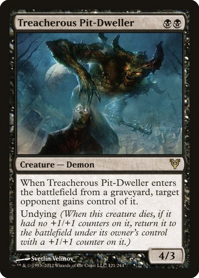 Image for Treacherous Pit-Dweller (121) - Magic: The Gathering