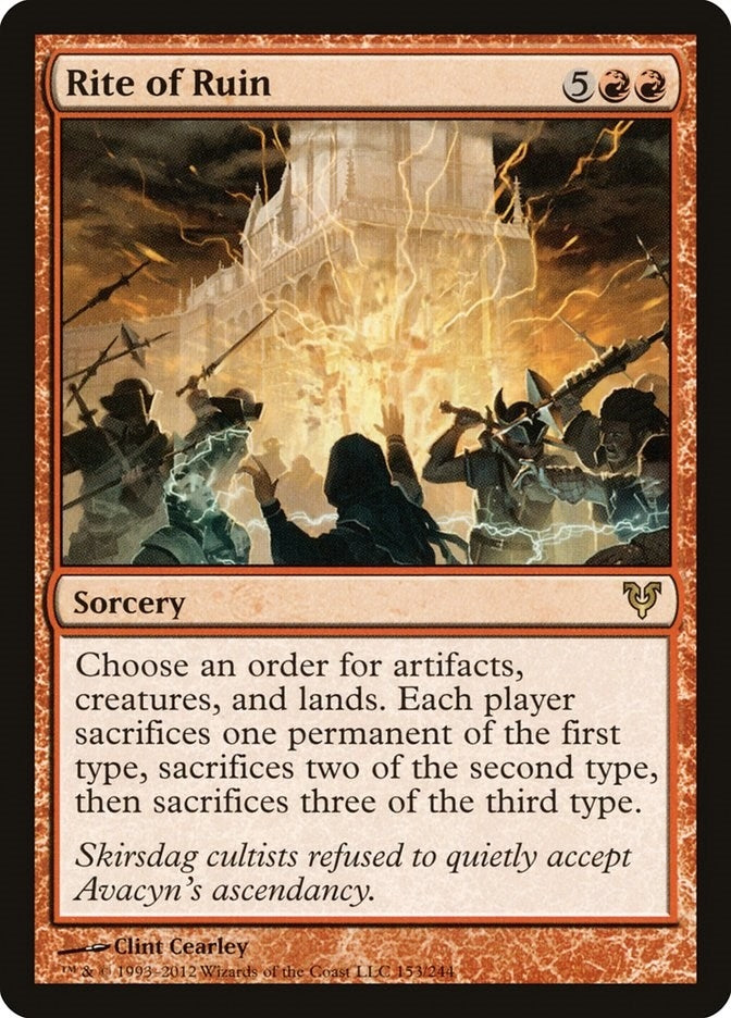 Image for Rite of Ruin (153) - Magic: The Gathering