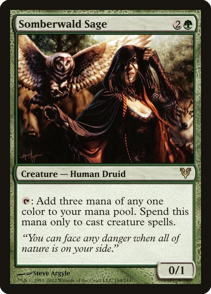 Image for Somberwald Sage (194) (AVR) - Magic: The Gathering