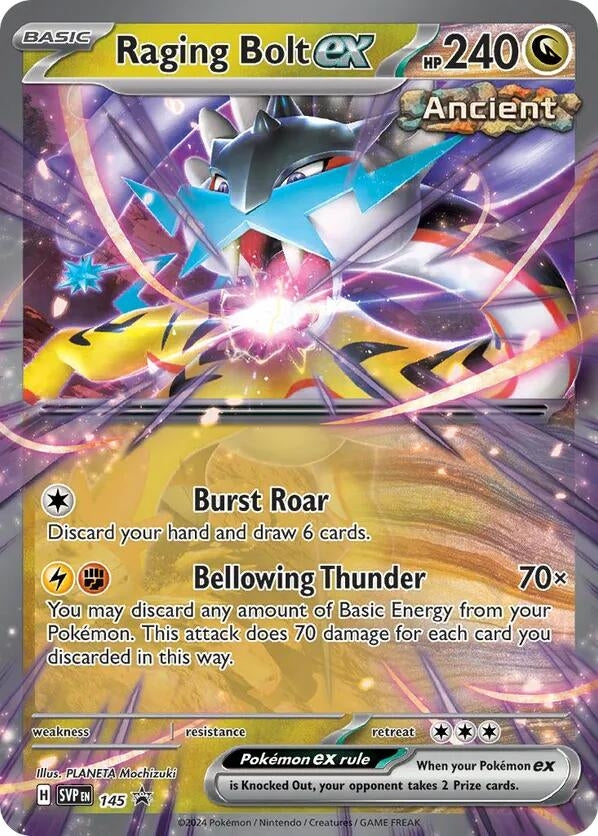 Image for Raging Bolt ex - 145 (145) (SVP) - Pokemon