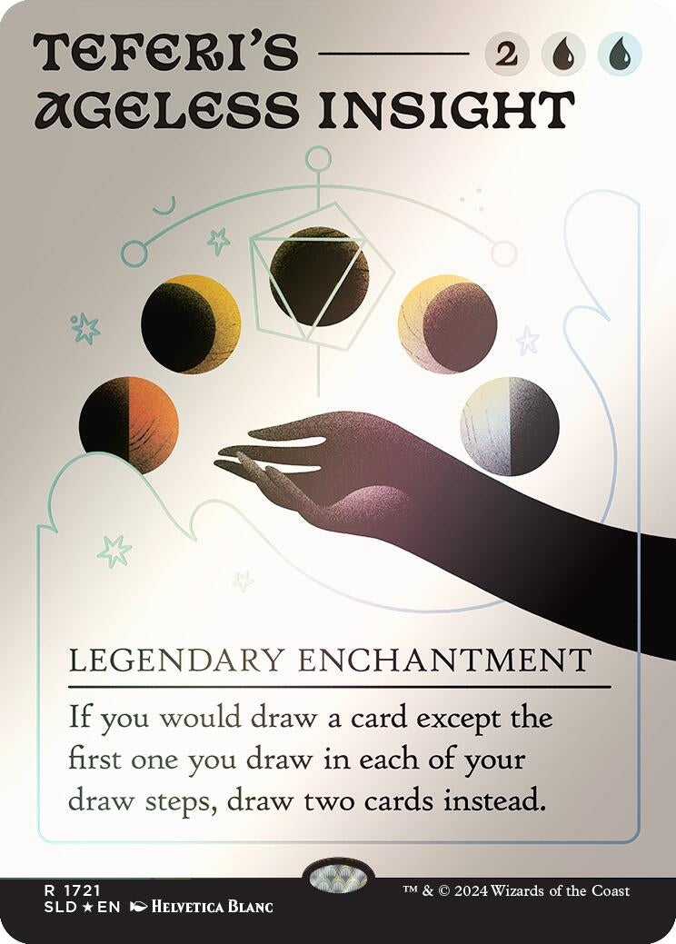 Image for Teferi's Ageless Insight (Rainbow Foil) (1721) - Magic: The Gathering