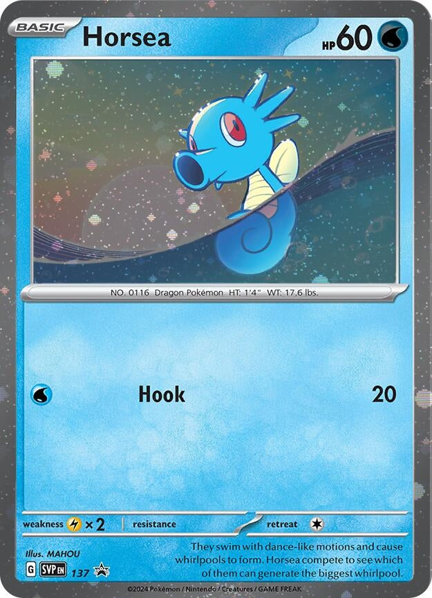Image for Horsea - 137 (Cosmo Holo) (137) (SVP) - Pokemon
