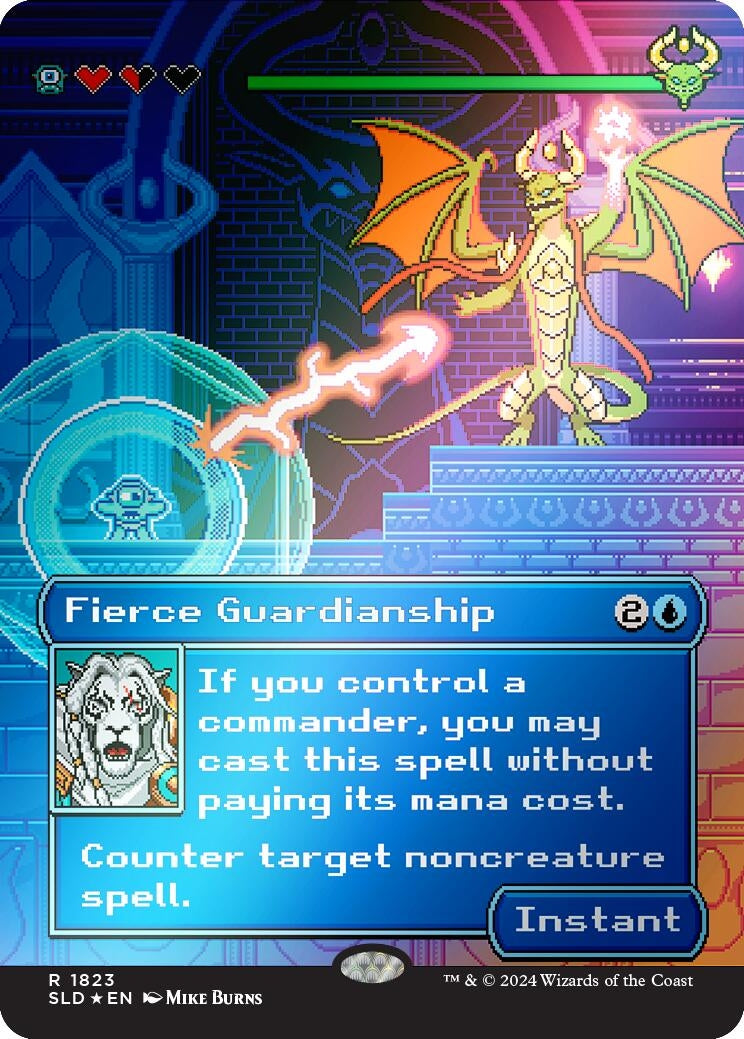 Image for Fierce Guardianship (Rainbow Foil) (1823) - Magic: The Gathering