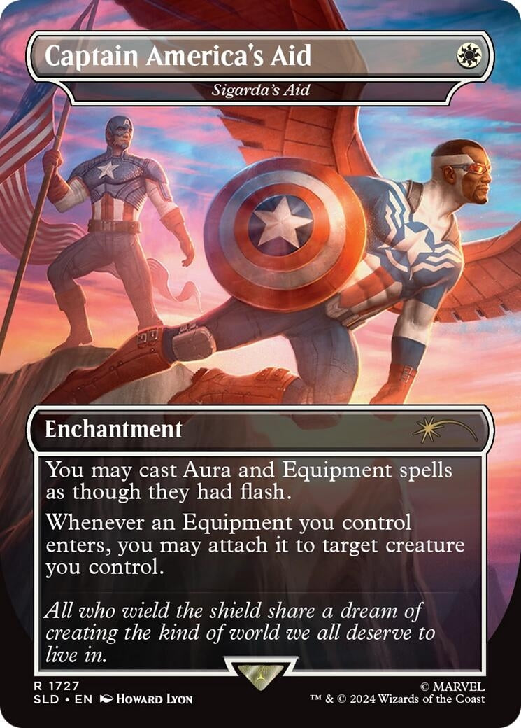 Image for Captain America's Aid - Sigarda's Aid (1727) - Magic: The Gathering