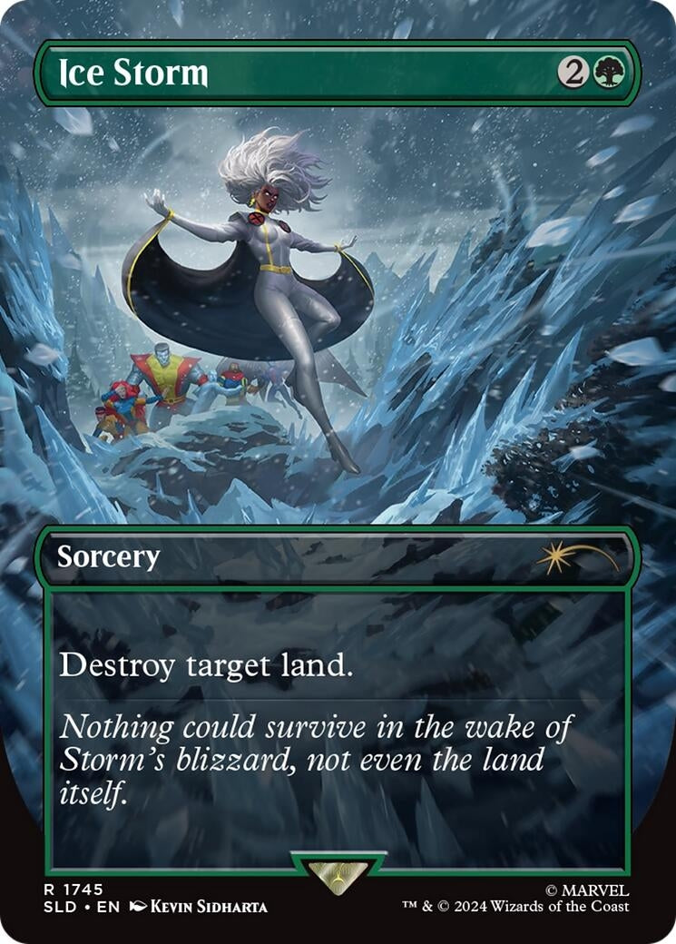 Image for Ice Storm (Rainbow Foil) (1745) - Magic: The Gathering