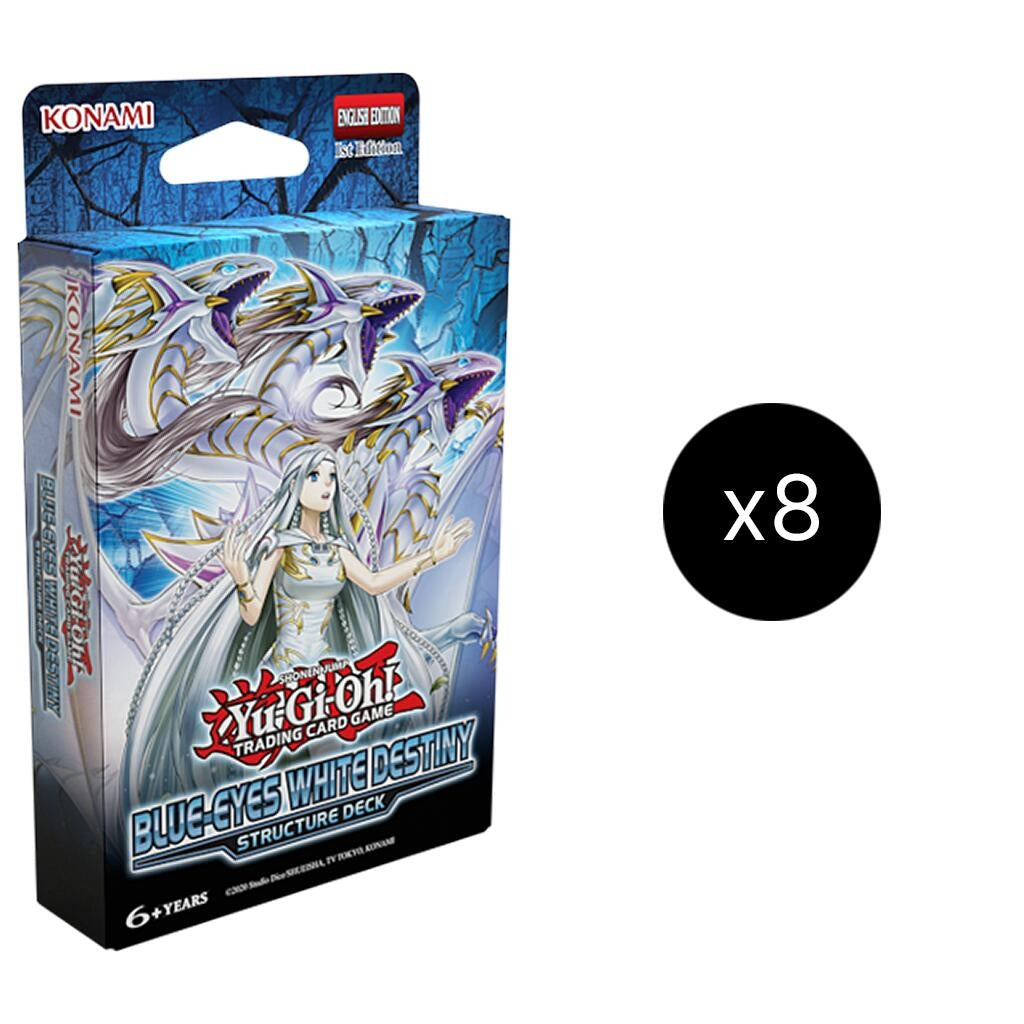 Image for Blue-Eyes White Destiny Structure Deck Display - YuGiOh