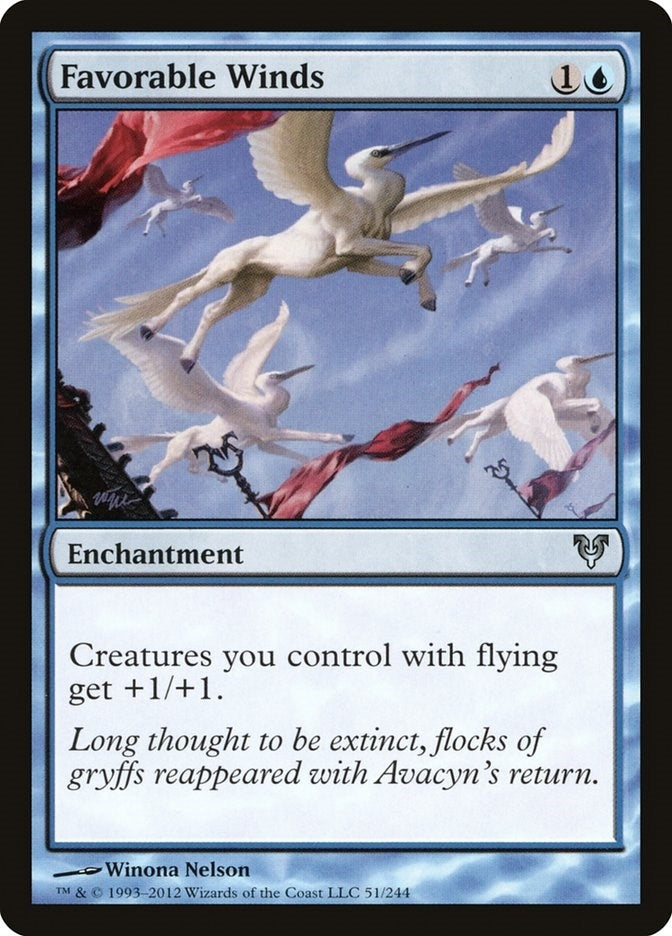 Image for Favorable Winds (51) (AVR) - Magic: The Gathering