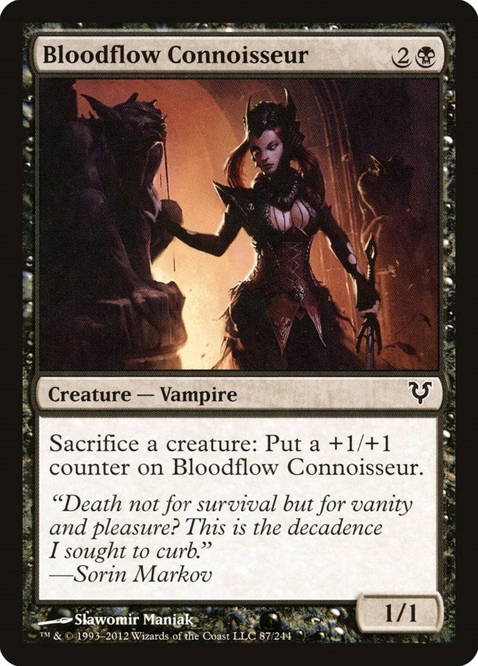 Image for Bloodflow Connoisseur (87) - Magic: The Gathering