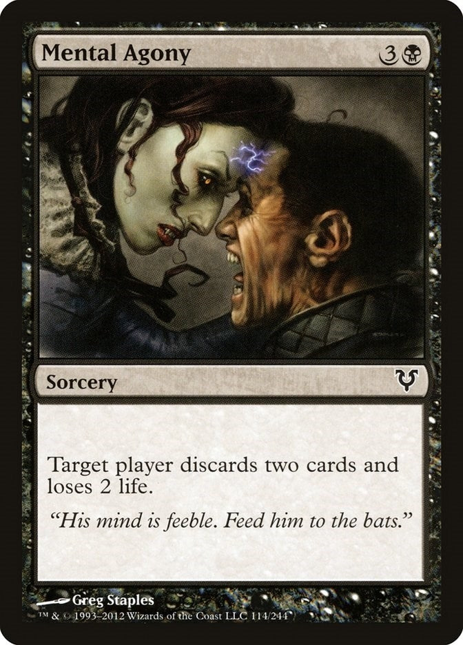 Image for Mental Agony (114) (AVR) - Magic: The Gathering