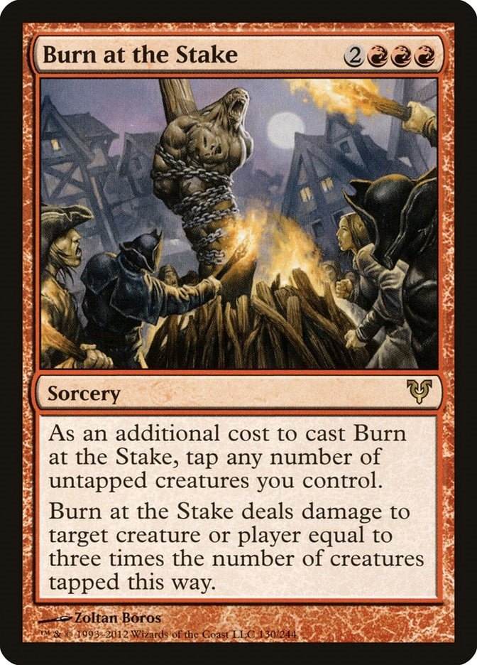 Image for Burn at the Stake (130) - Magic: The Gathering