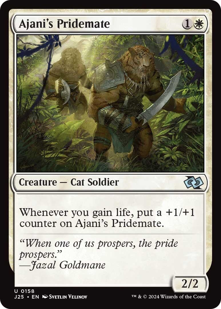 Image for Ajani's Pridemate (158) (J25) - Magic: The Gathering