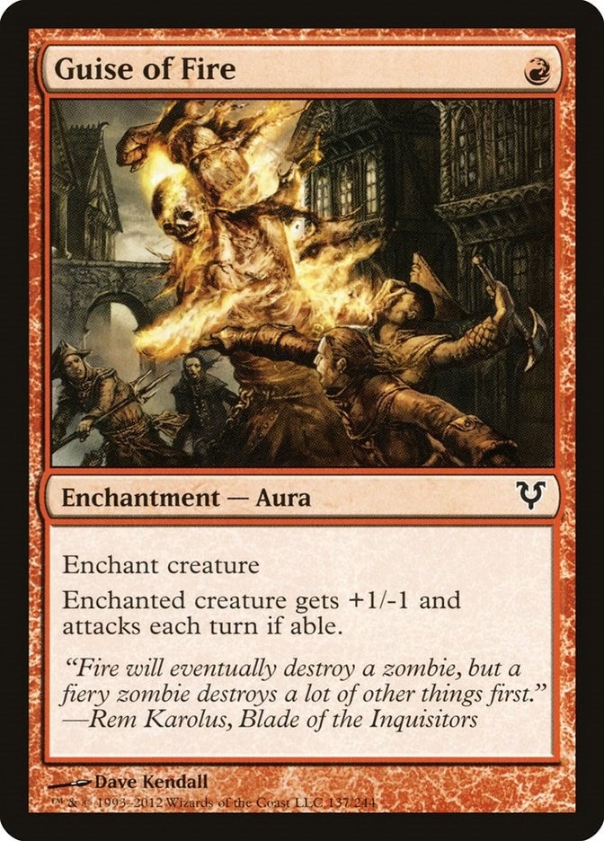 Image for Guise of Fire (137) (AVR) - Magic: The Gathering
