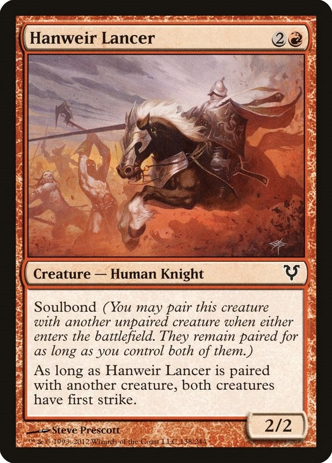 Image for Hanweir Lancer (138) (AVR) - Magic: The Gathering
