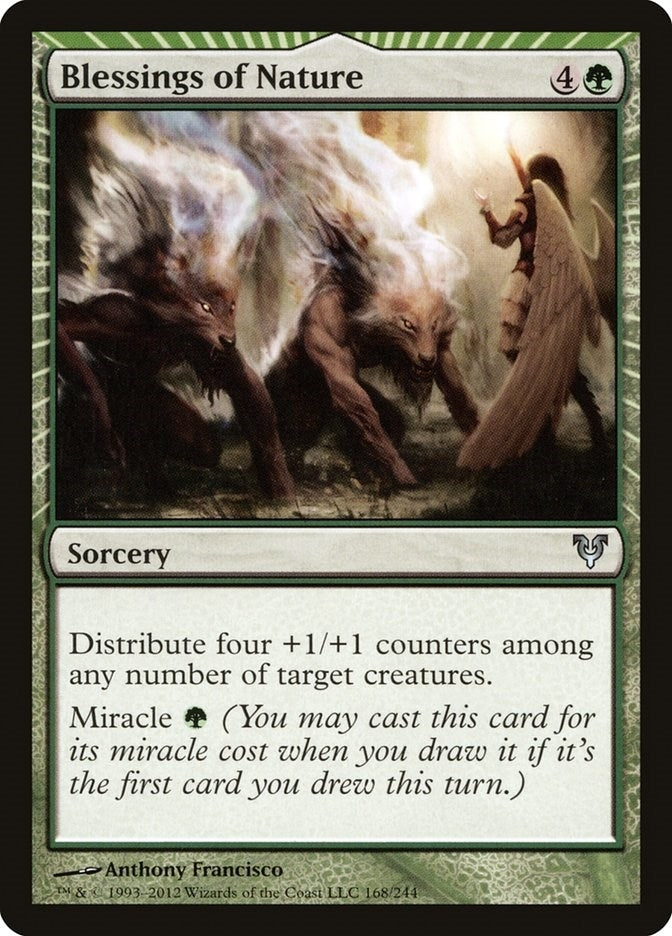 Image for Blessings of Nature (168) (AVR) - Magic: The Gathering