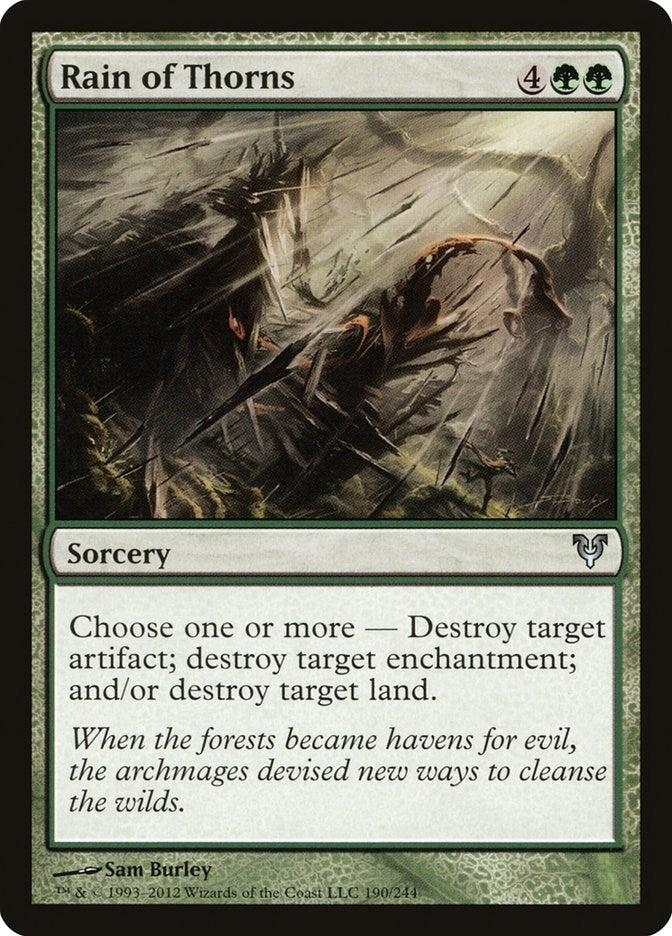 Image for Rain of Thorns (190) (AVR) - Magic: The Gathering