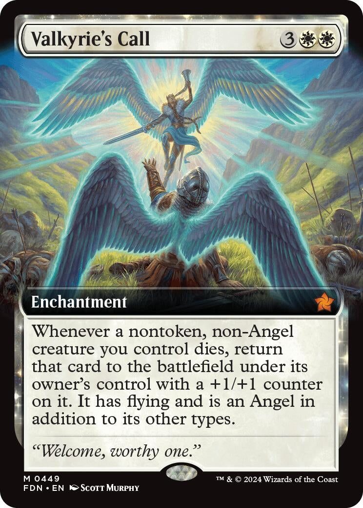 Image for Valkyrie's Call (Extended Art) (449) - Magic: The Gathering
